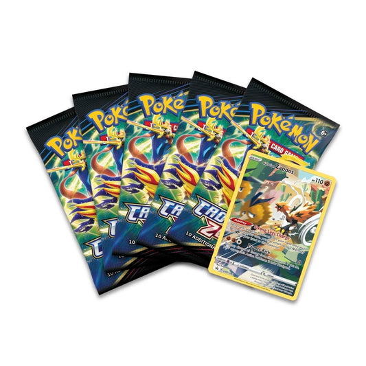 Crown Zenith Zapdos Tin