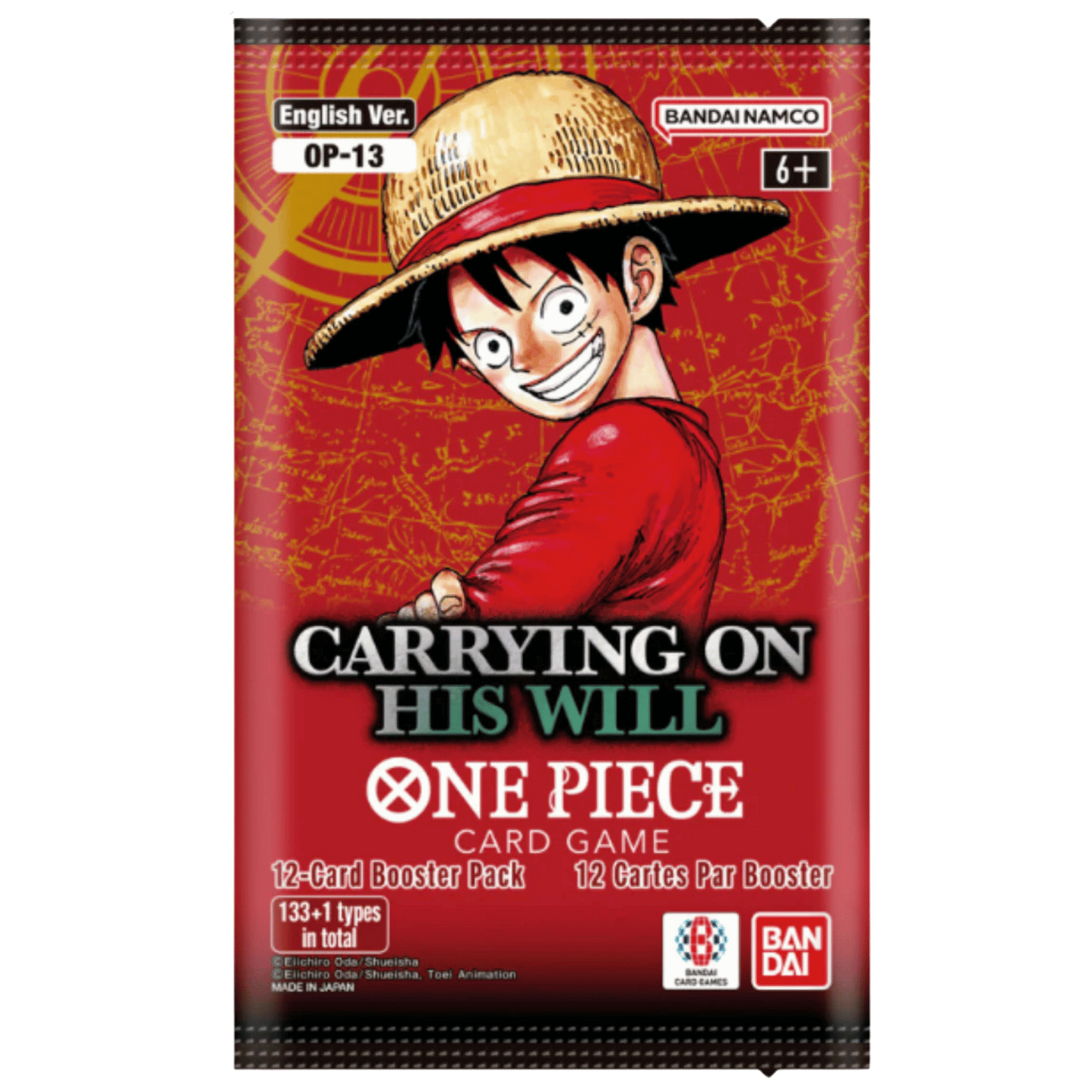 One Piece (OP-13) Sleeved Booster Pack (English)