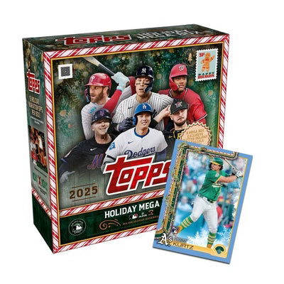 2025 Topps Holiday Baseball Factory Sealed Mega Box