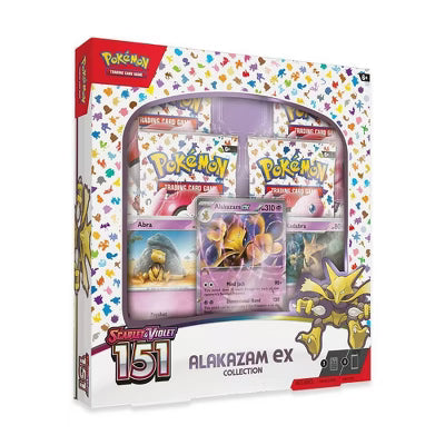 Scarlet and Violet 151 Alakazam EX Collection Box