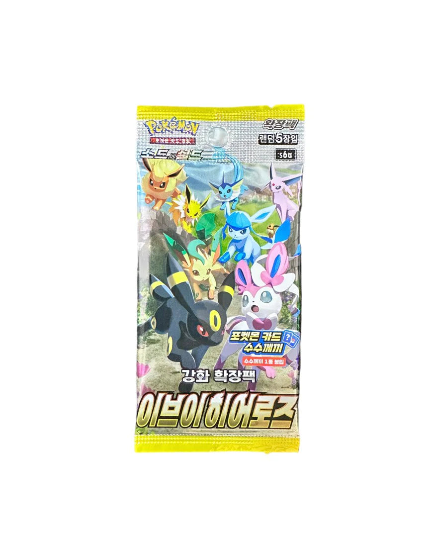 Korean Eevee Heroes Booster Box