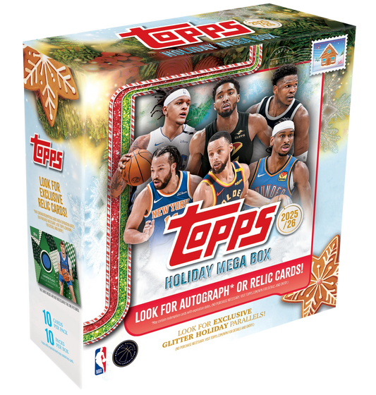 2025/26 Topps Holiday Basketball Mega Box description